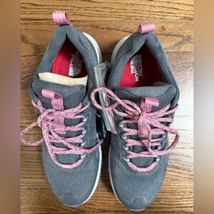 The North Face Women's Gray and Pink Trail Runners